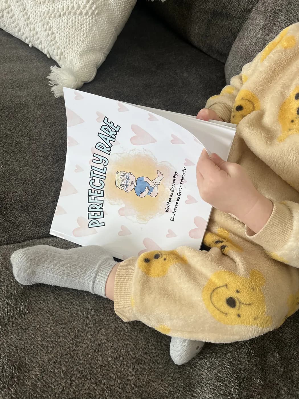 Roy reading Perfectly Rare